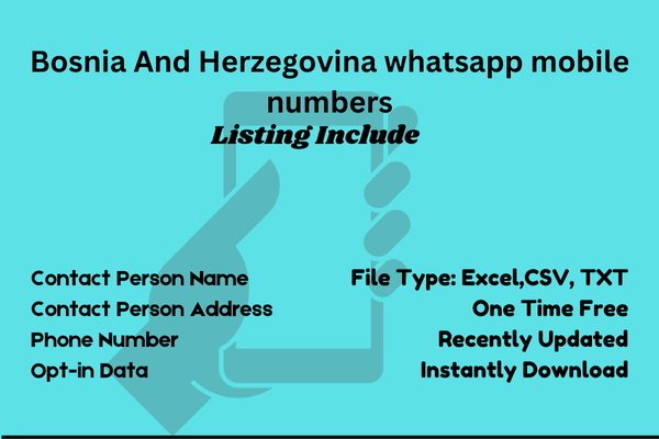 Bosnia And Herzegovina whatsapp mobile numbers