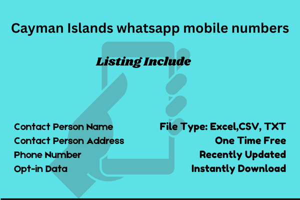 Cayman Islands whatsapp mobile numbers