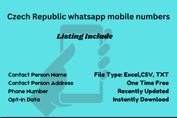Czech Republic whatsapp mobile numbers