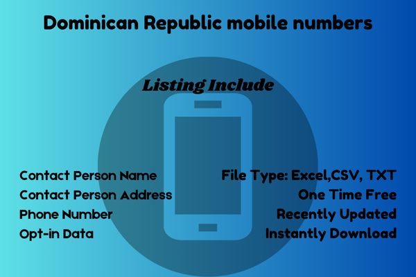 Dominican Republic mobile numbers