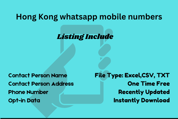 Hong Kong whatsapp mobile numbers