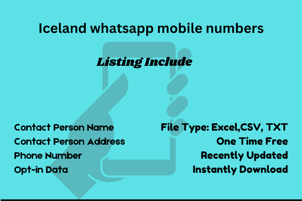 Iceland whatsapp mobile numbers