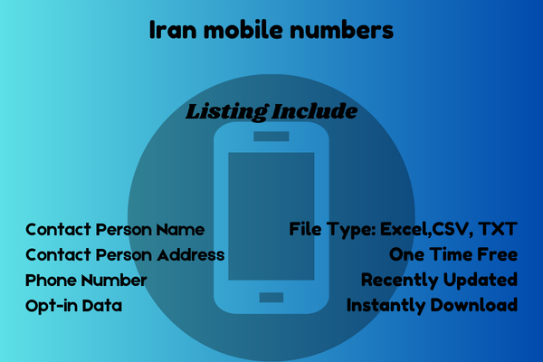 Iran mobile numbers