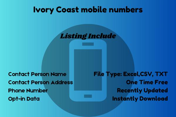 Ivory Coast mobile numbers