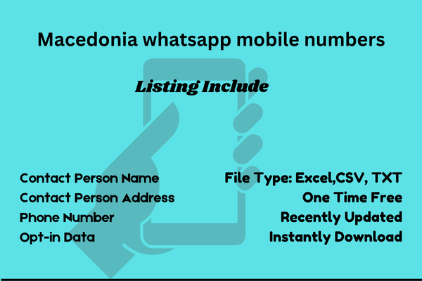 Macedonia whatsapp mobile numbers