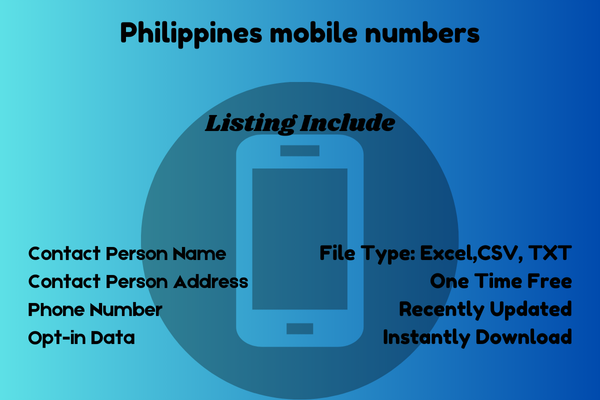Philippines mobile numbers
